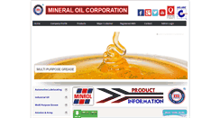 Desktop Screenshot of mineraloilcorp.com