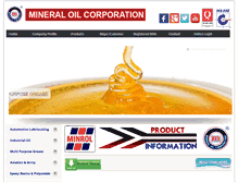 Tablet Screenshot of mineraloilcorp.com